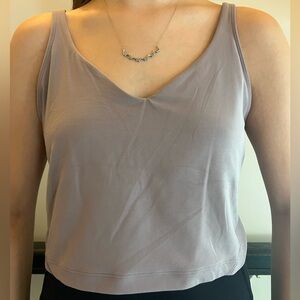 Purple align tank top